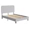 Flash Furniture Light Grey Queen Fabric Upholstered Platform Bed HG-3WPB21-Q03-Q-GY-GG - alternate 4